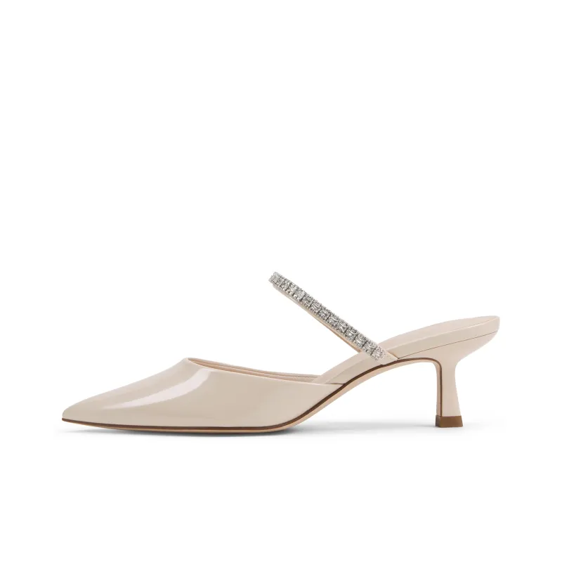CHARLES&KEITH Composite Sole Closed Toe Slippers 6cm Women's-5