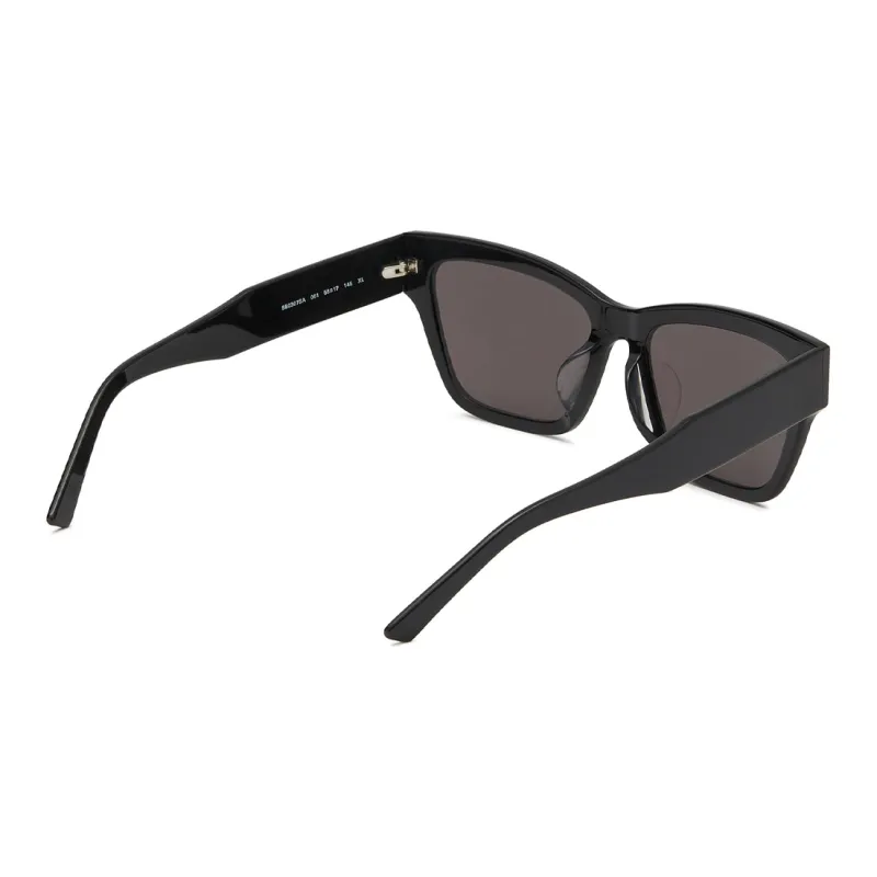 Balenciaga Acetate Square Sunglasses Men's Black-1