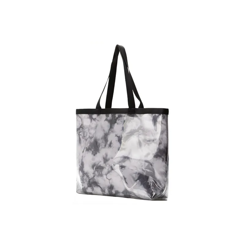 PUMA Polyurethane Tote Bag Shopping Bag Shoulder Bag Handbag Large Size Unisex White/Black-1