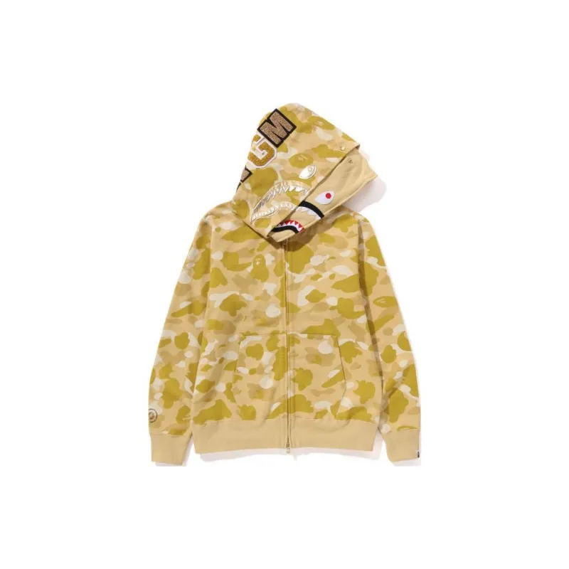 Bape Color Camo Double Shark Full Zip Hoodie SS24-7