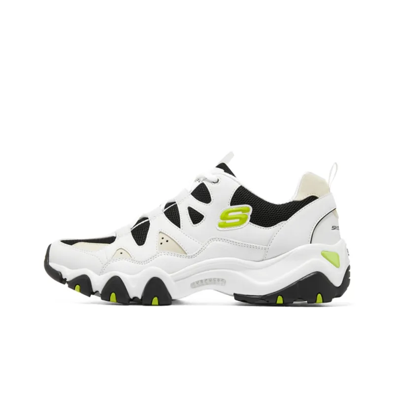 Skechers D'lites 2.0 'White Black Green'-0