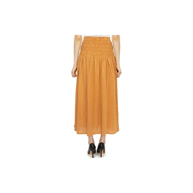 Vanessa Bruno Casual Long Skirt Women's Orange-1