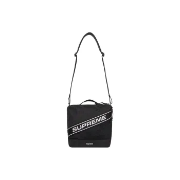 Supreme FW23 Fall/Winter Collection Water Resistant Nylon Crossbody Bag Shoulder Bag Unisex Black