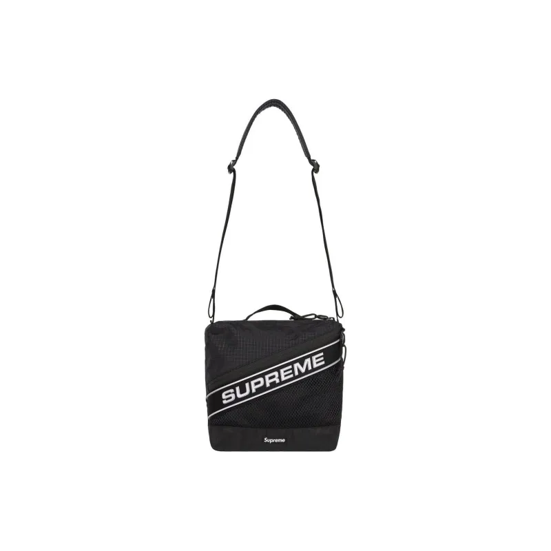 Supreme FW23 Fall/Winter Collection Waterproof Nylon Crossbody Bag, Shoulder Bag Regular Unisex Black-0