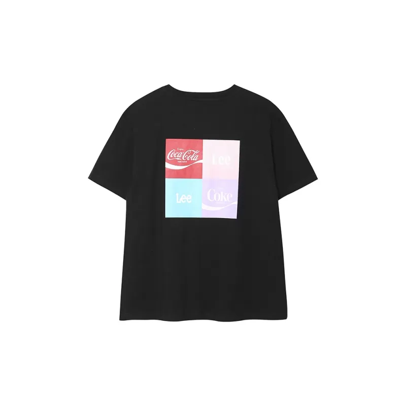 Lee Drop Shoulder Sleeve T Shirt Women's Black-1