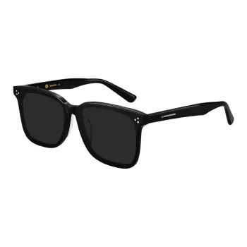 MUJOSH Astral Series Square Plate Frameless Floating Face Sunglasses Polarized Oversized Frame Sunglasses Unisex