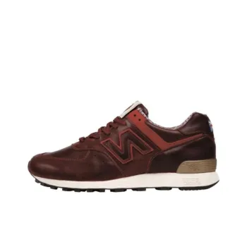 New Balance NB 576 Cushioning Wear-Resistant Low-Top Running Shoes Unisex Deep Red