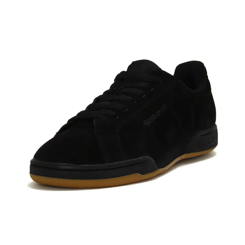 Reebok Workout Anti-Slip Wear-Resistant Low-Top Skateboard Shoes Men's Black-2