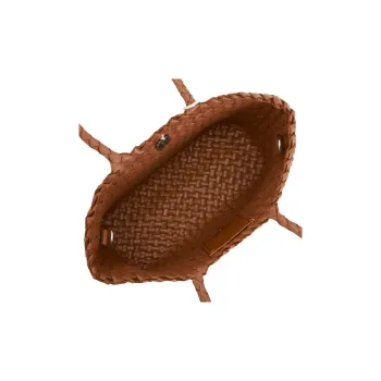 Dragon Diffusion BUFF Leather Handbag Mini Women's Brown