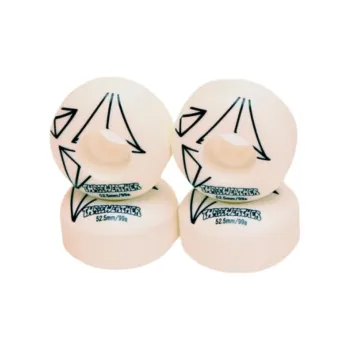 THREE WEATHER Skateboard Wheels Double Kick Skateboard Polyurethane 52.5mm Diameter/Hardness: 90a
