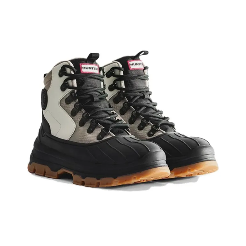 HUNTER Cushioning, Wear Resistant Mid Top Hiking Shoes Women's Black Gray-1