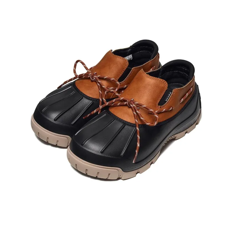 SHAKA SWAMP MOC MT Wear-Resistant Low-Top Casual Shoes Unisex Black Brown-2