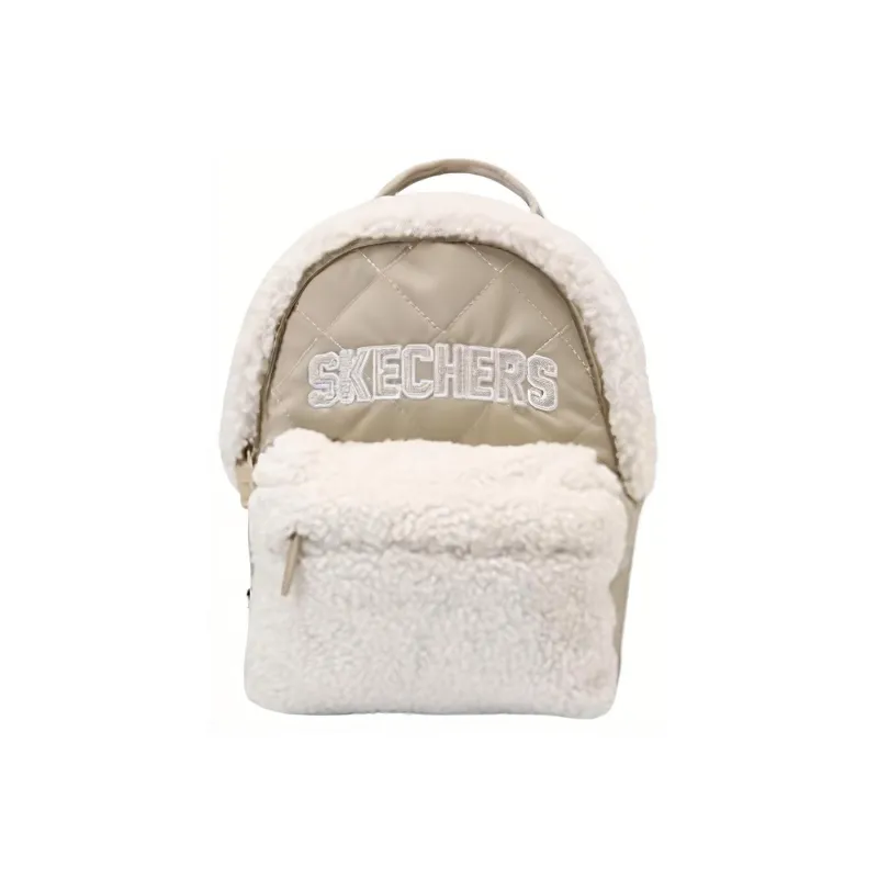Skechers Fabric Backpack Medium Size Unisex Heather Cord Gray-0