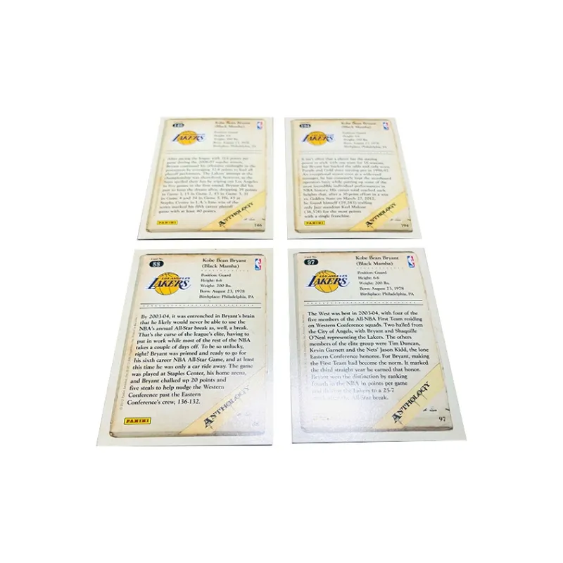 PANINI Kobe Bryant Player Card Standard Condition Pass Sports Cards-3