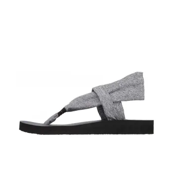 Skechers Meditation Strap Sandals Women's Gray Black