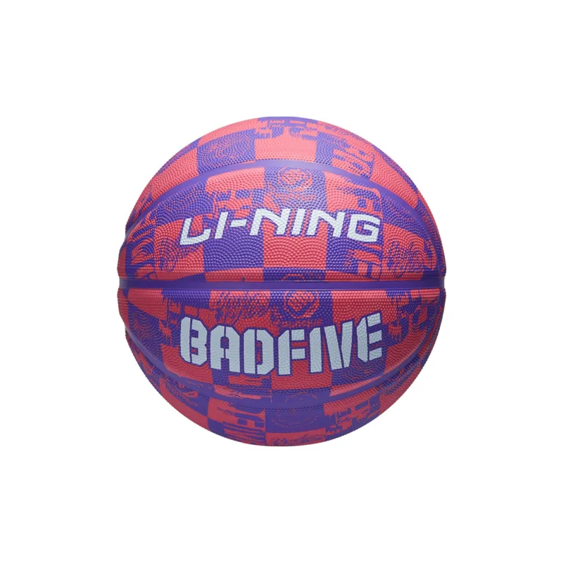 LiNing Badfive Rubber Basketball Multicolor Size 7 Training-25