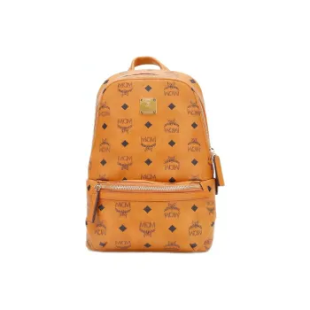 MCM Aren Sling Bag Visetos Cognac