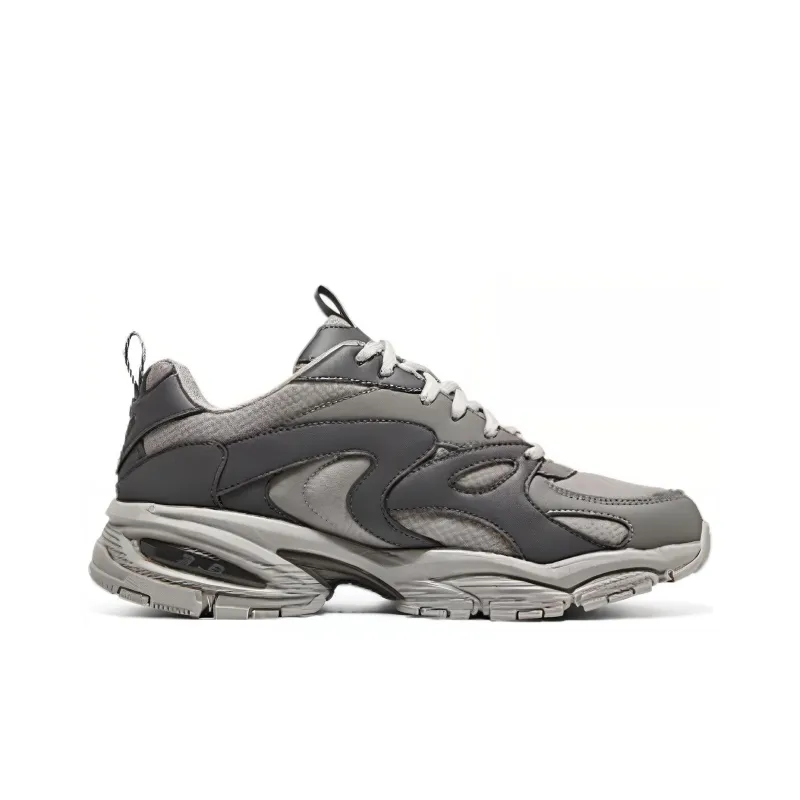 Skechers Vigor 3.0 Cushioning Anti Slip And Wear Resistant Low Top Chunky Sneakers Men's Charcoal Gray-1