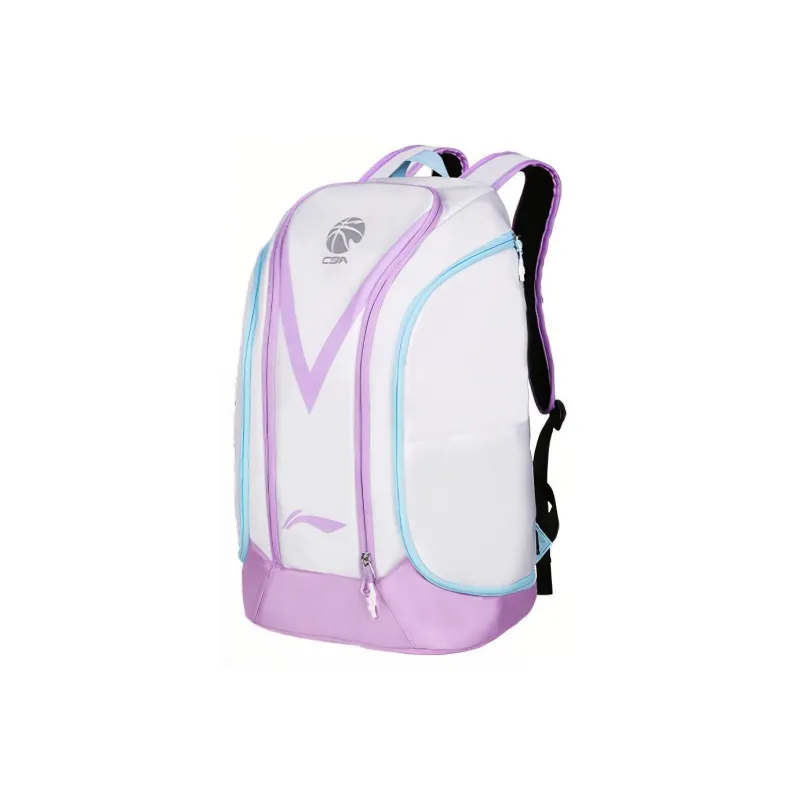 LiNing Fabric Basketball Bag Backpack Regular Unisex Pink/White-1