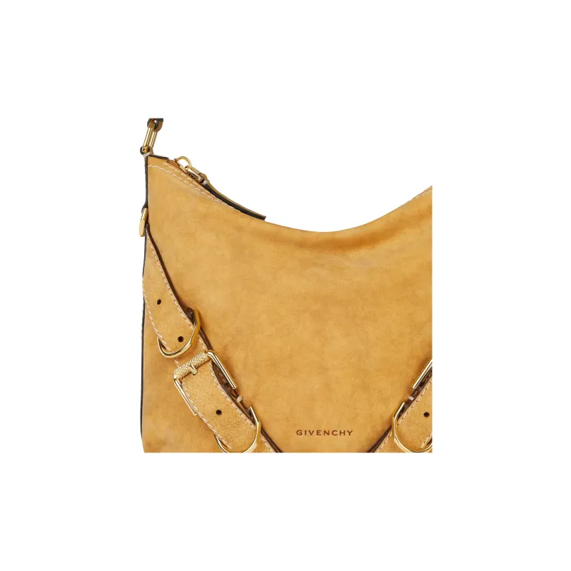 Givenchy Voyou Cow Leather Shoulder Bag, Crossbody Bag Large Size Men's Camel Beige-4