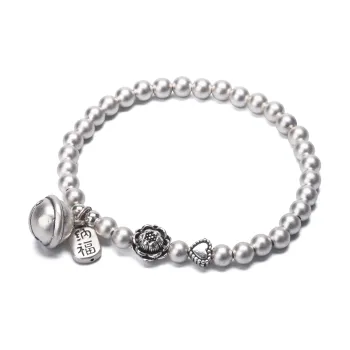 BLESSED BULLET Silver Bracelets Unisex