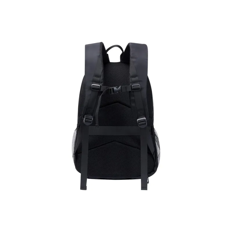 PEAK Simple Line Polyester Backpack Regular Unisex Stellar Black-4