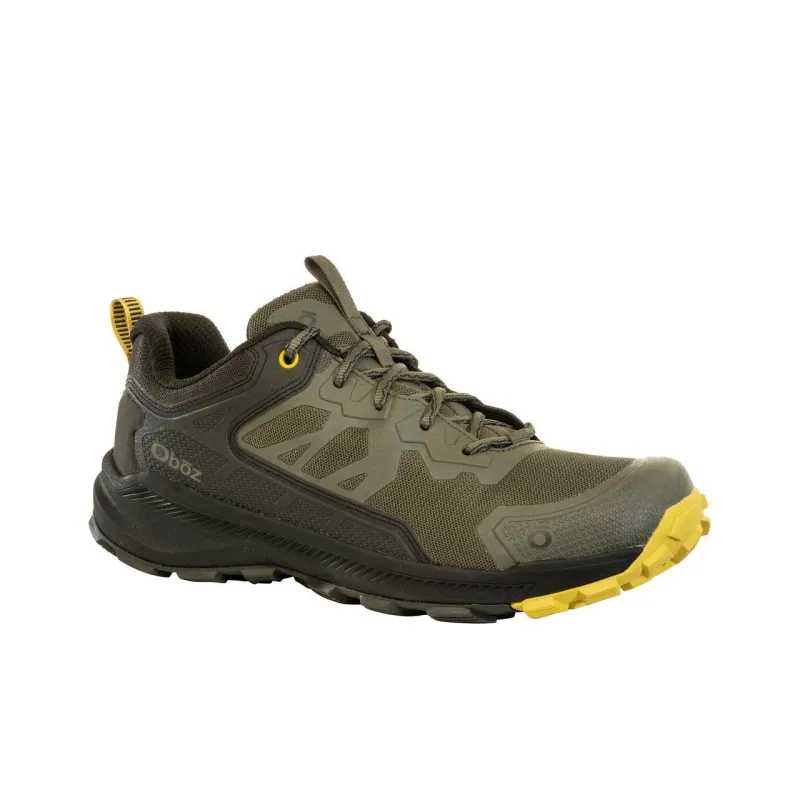 Oboz Footwear Katabatic Cushioned Anti-Slip Wear-Resistant And Water-Resistant Low-Top Trekking Shoes Men's Green-2