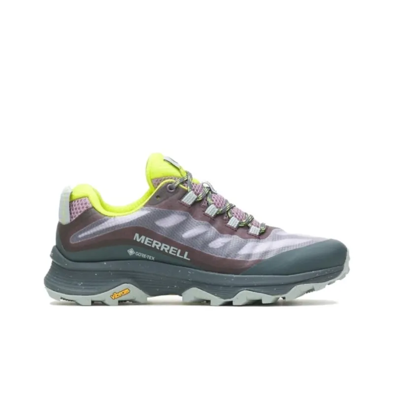 MERRELL Moab Speed GTX Cushioning Wear-Resistant Low-Top Outdoor Shoes Women's Gray Purple-1