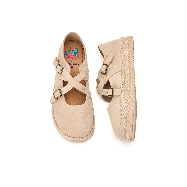 Joy&Mario Espadrilles Women's Beige/Camel/Pink-3