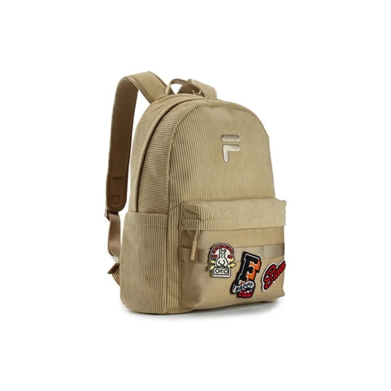 FILA FUSION Fabric Backpack Small Size Unisex Khaki-3