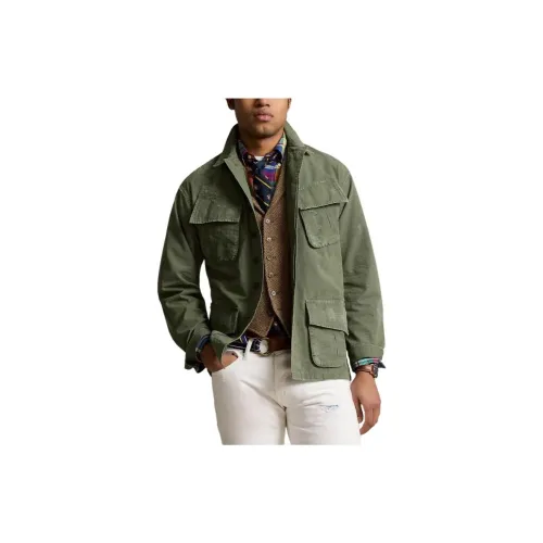 Polo Ralph Lauren Jackets Men Army Green