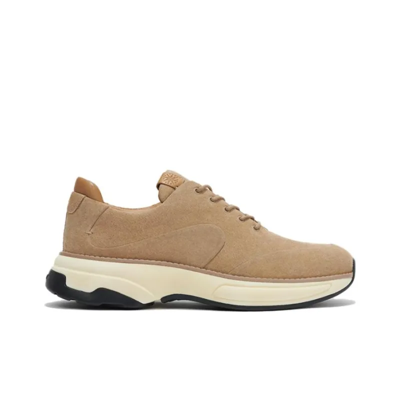 TSUBO GT Original Non-slip Wear-resistant Shock Absorption Low-Top Casual Shoes Unisex Camel-1