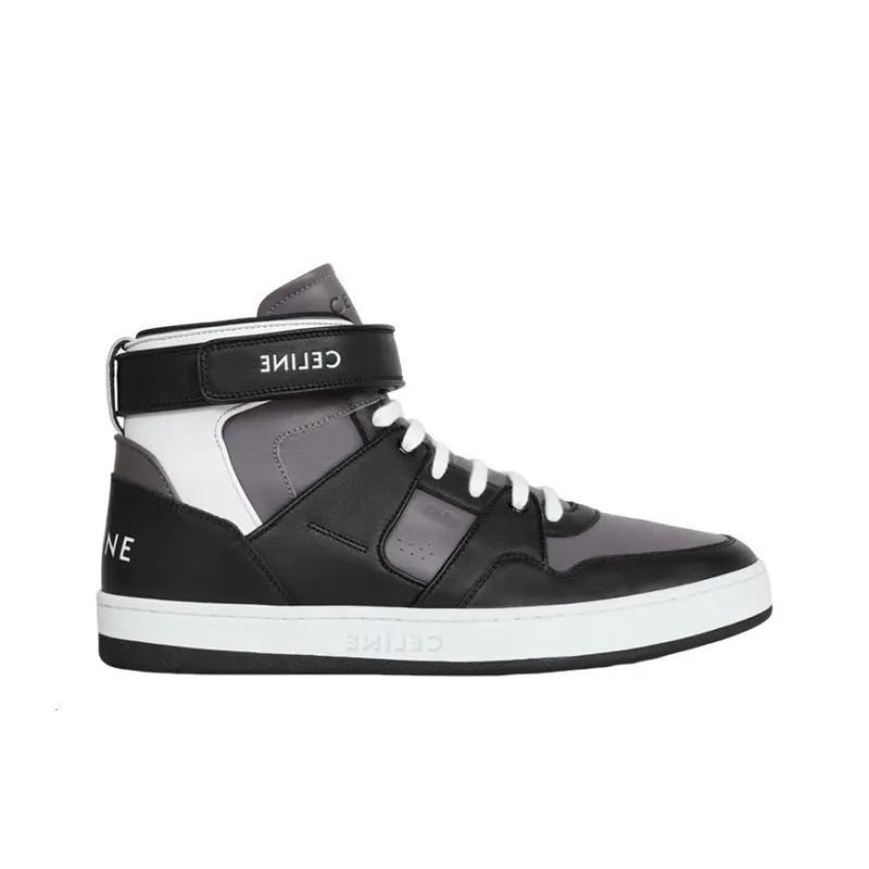 CELINE Stylish Skateboarding Shoes Men's Black Gray Color-1