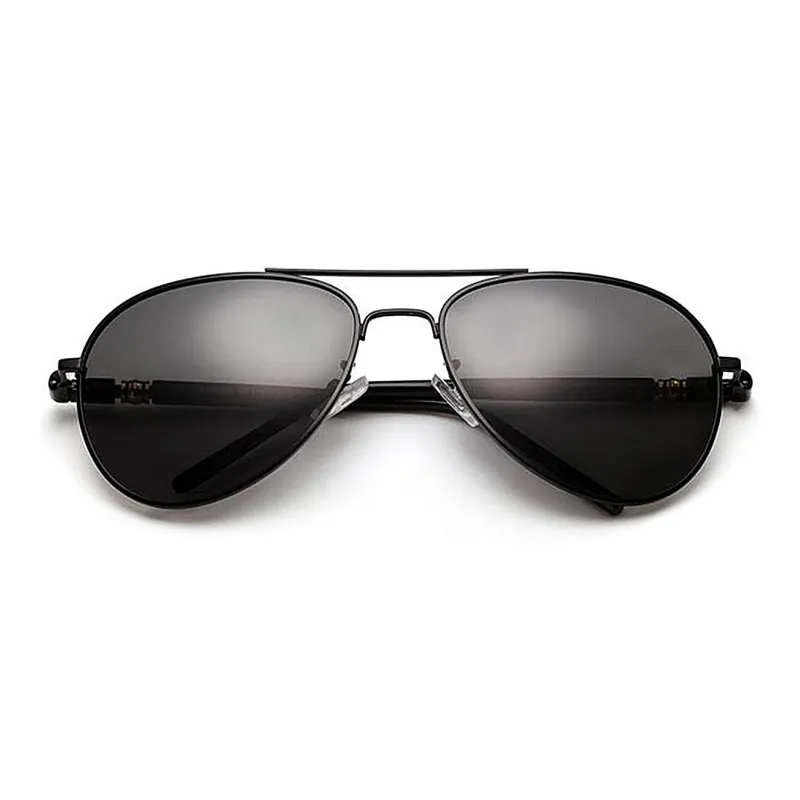 MT·MIT PC Metal Aviator Sunglasses Unisex Black-1