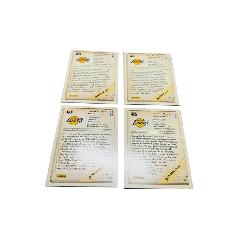 PANINI Kobe Bryant Player Card Standard Condition Pass Sports Cards-5