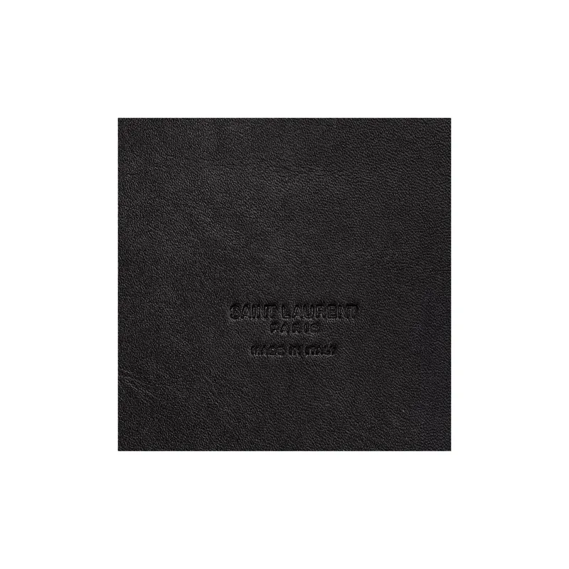 SAINT LAURENT Patent Leather Calfskin Bucket Bags Crossbody Bag Shoulder Bag Women's Black-6