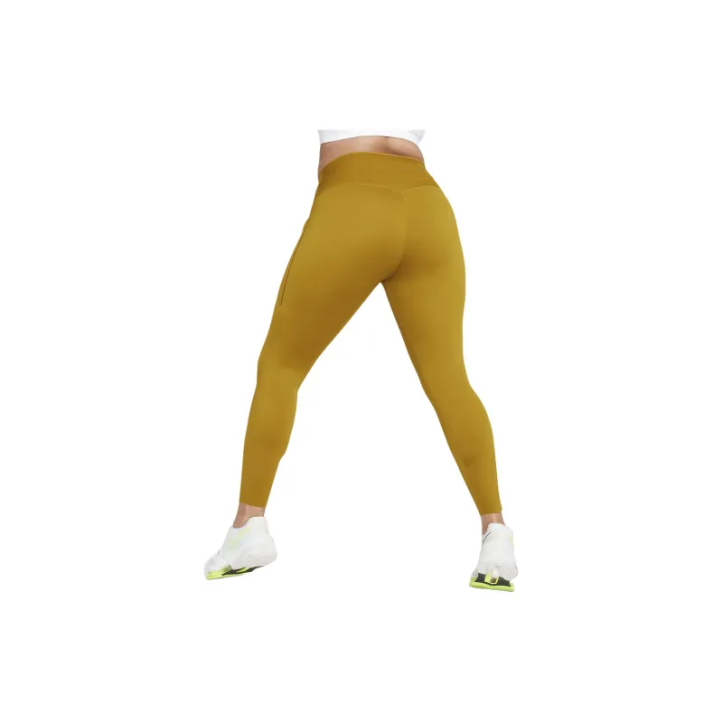 Nike Go Leggings Women's Earth Yellow-1
