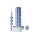 Portable Set of 3-30cm Sky Blue