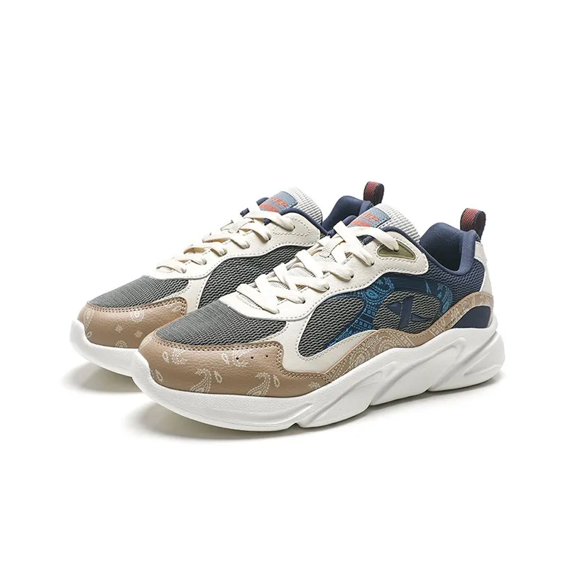 XTEP Casual Shoes Men Low Top Tea White/Ink Teal/Crab Shell Green-2