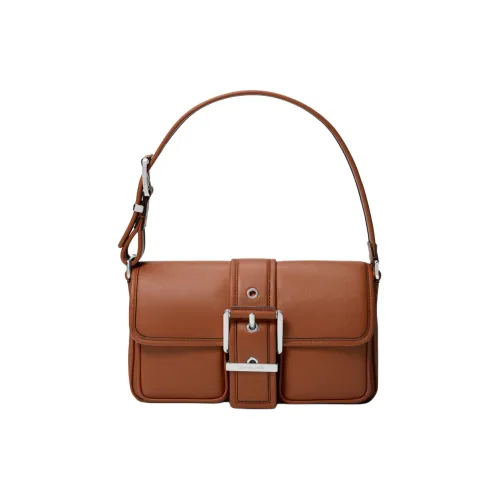 MICHAEL KORS Cow Leather Handbag Shoulder Bag Women's Leather Brown