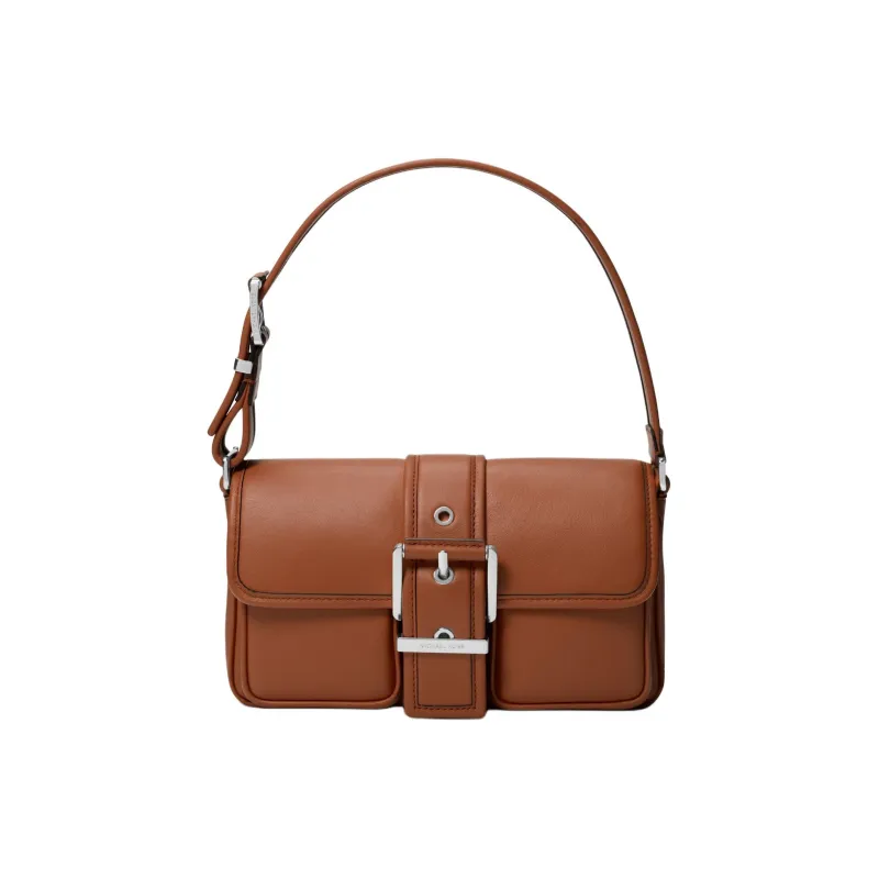 MICHAEL KORS Cow Leather Handbag Shoulder Bag Women's Leather Brown-0