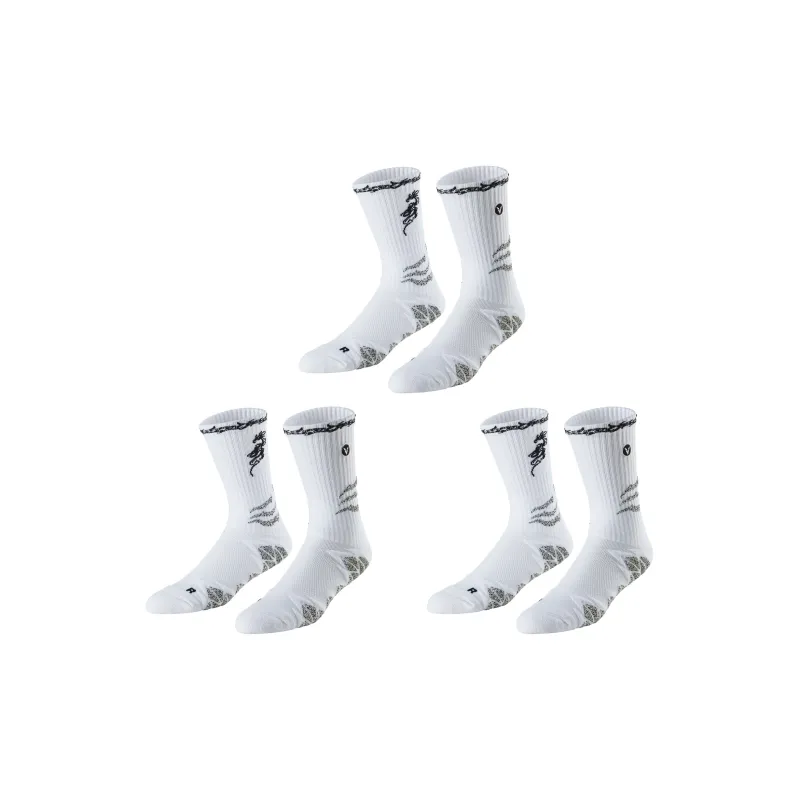 VEIDOORN Year Of The Dragon Series Basketball Socks Unisex Black Gold-19
