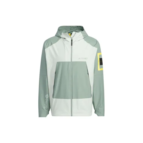 Adidas National Geographic Co-branded Section Jackets Men Dusty Green