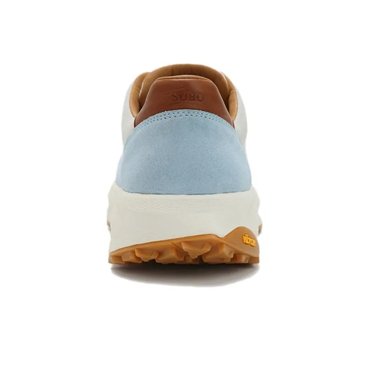 TSUBO CR Original Anti-Slip Wear-Resistant Low-Top Casual Shoes Unisex Blue White-3