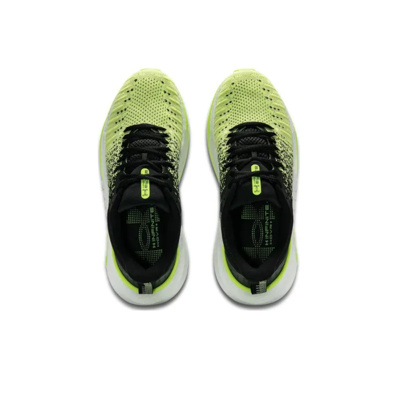 Under Armour Cushioning Wear Resistant Rebound Low Top Training Running Shoes Women's Black Yellow-2