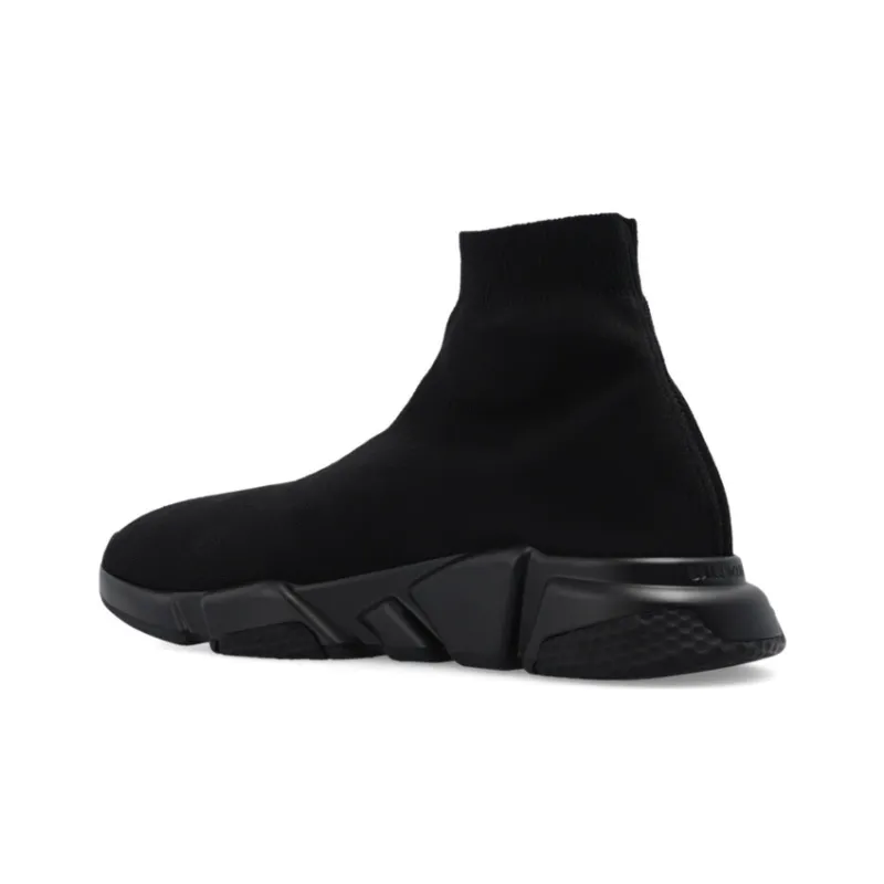 Balenciaga Speed Graffiti Trainers Black Dark Beige-3