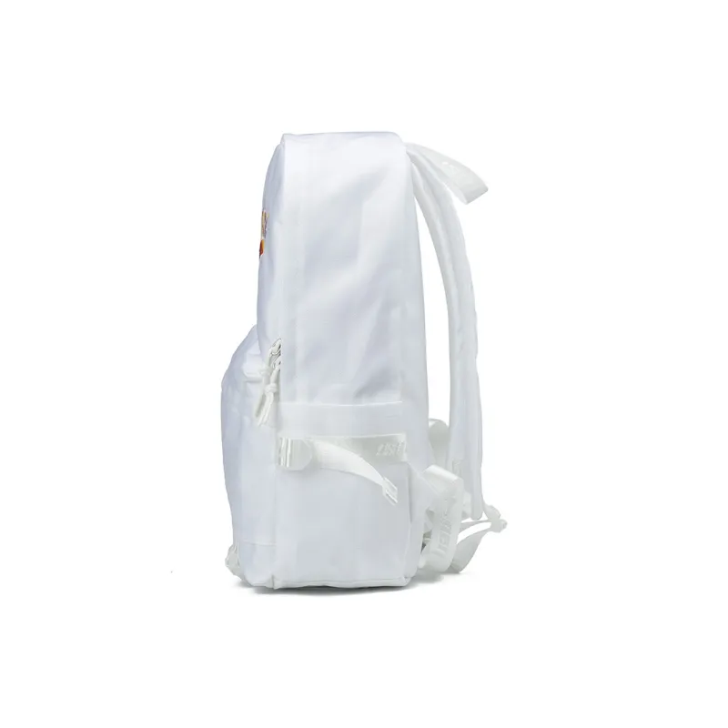 NOT ME Polyester Backpack Small Backpack Laptop Bag Regular Unisex White-3