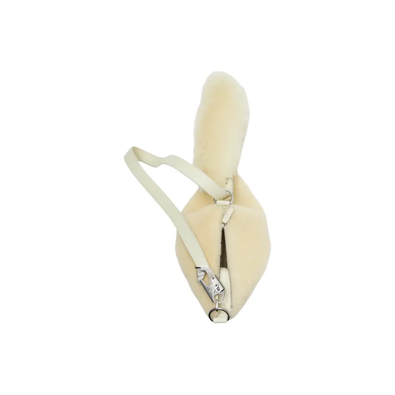 Burberry Sheep Wool Leather Bucket Bag Handbag Shoulder Bag Mini Women's Fruit Dew Color-3