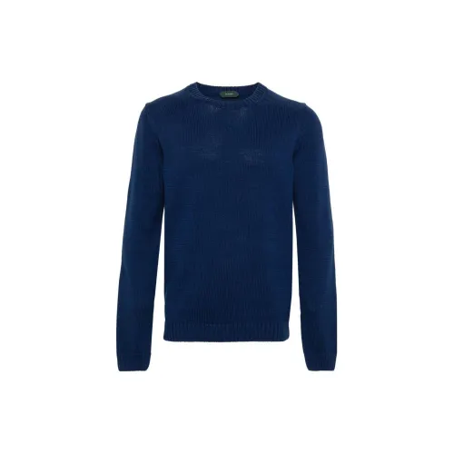 Zanone Sweaters Men Royal Blue