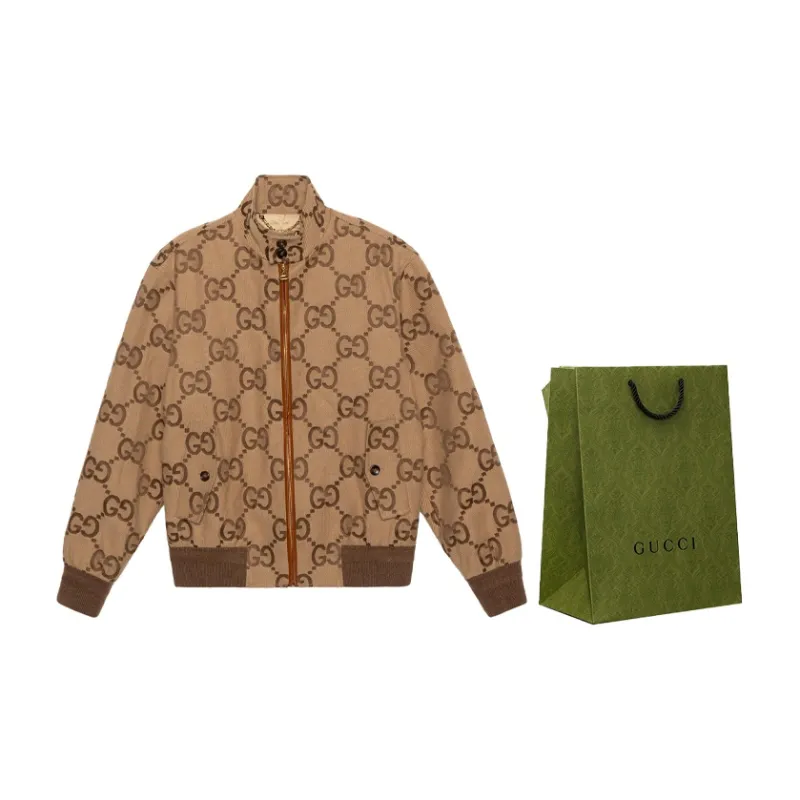 GUCCI Jumbo Gg Canvas Jacket-2